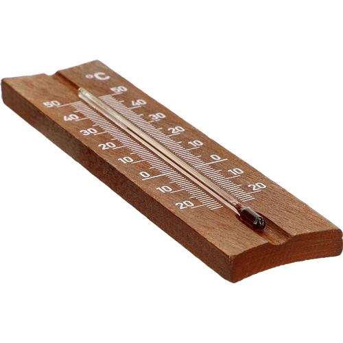 Szobai fa hőmérő (-20-tól +50 °C-ig), 15 cm, mix - 5