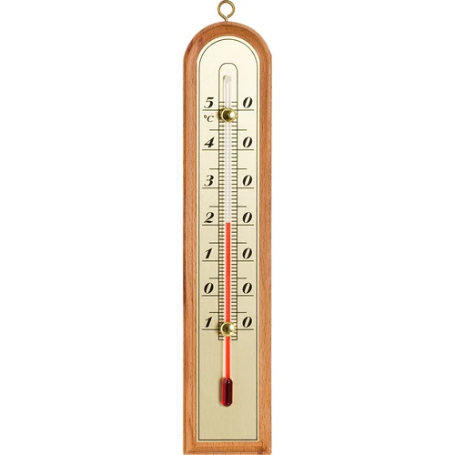 Szobai hőmérő arany skálával (-10°C-tól +50°C-ig) 22 cm, mix