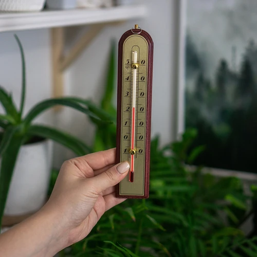 Szobai hőmérő arany skálával (-10°C-tól +50°C-ig) 22 cm, mix - 3