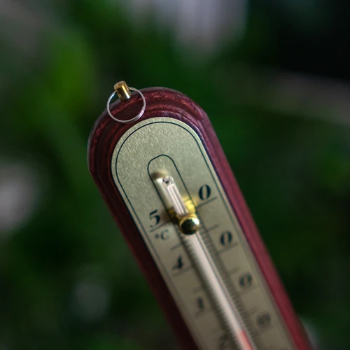 Szobai hőmérő arany skálával (-10°C-tól +50°C-ig) 22 cm, mix - 4