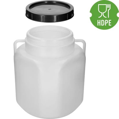 Szögletes hordó, 40 l-es, fehér, fogantyúkkal, Sterk - 4