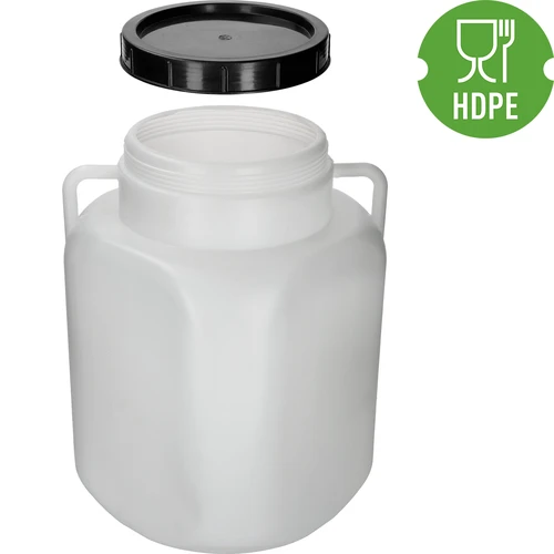 Szögletes hordó 50 L-es, fehér, fogantyúkkal 50 L - 4
