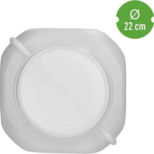 Szögletes hordó 50 L-es, fehér, fogantyúkkal 50 L - 5