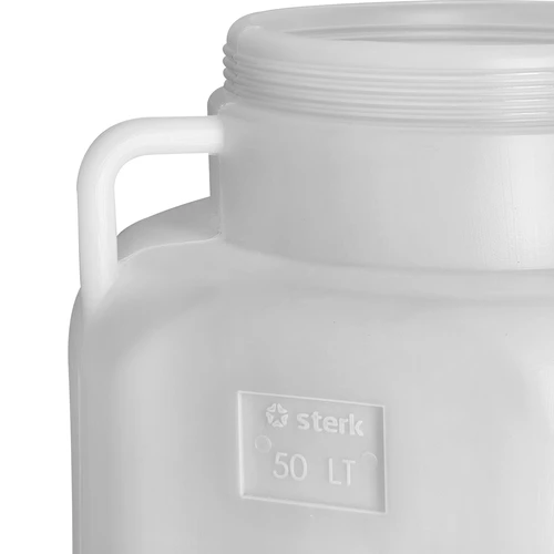 Szögletes hordó 50 L-es, fehér, fogantyúkkal 50 L - 8