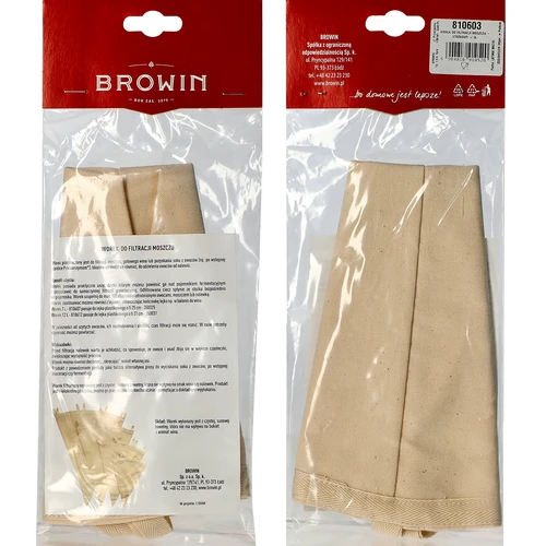 Szűrőzsák borhoz és likőrökhöz - kúpos, 3 L - 2