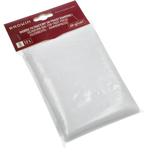 Szűrőzsák keretpréshez 12 l 60g/cm2 - 3