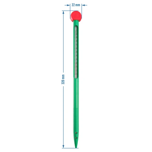 Talajhőmérő (0 °C-tól +100 °C-ig) 32 cm - 3
