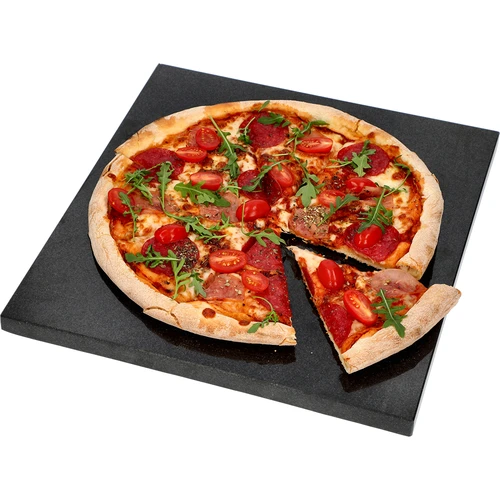 Téglalap alakú gránit pizzakő 37 x 35 cm
