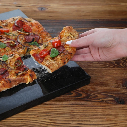 Téglalap alakú gránit pizzakő 37 x 35 cm - 9