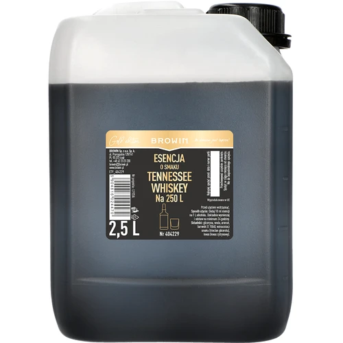 Tennessee Whiskey ízű esszencia 2,5 l, 250 l kész italhoz