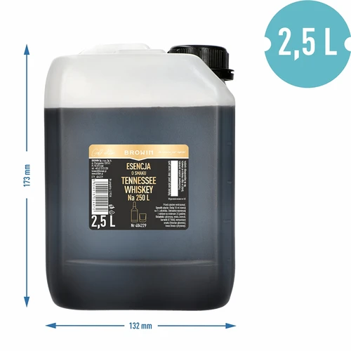 Tennessee Whiskey ízű esszencia 2,5 l, 250 l kész italhoz - 3
