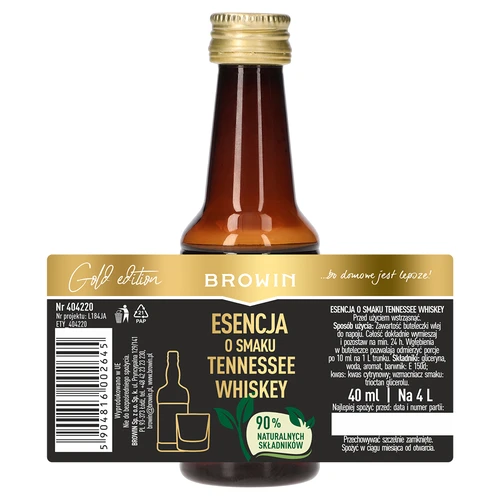 Tennessee whiskey ízű eszencia 4 L-hez - 40 ml - 7