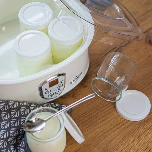 Termosztátos joghurtkészítő, 7 üveg, 1,3 l - 11