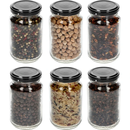 TO 190 ml-es befőttesüveg színes kupakkal, fi 53 - 8 db - 9