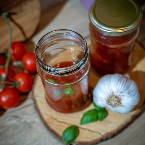 TO 300 ml-es befőttes üveg aranyszínű, fi 66-os csavaros tetővel – 6 db - 9