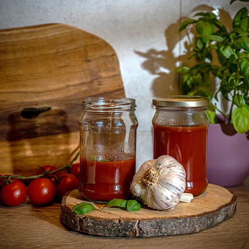 TO 300 ml-es befőttes üveg aranyszínű, fi 66-os csavaros tetővel – 6 db - 10