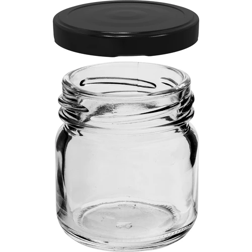 TO 40 ml-es üveg fekete tetővel fi 43 - 10 db. - 3