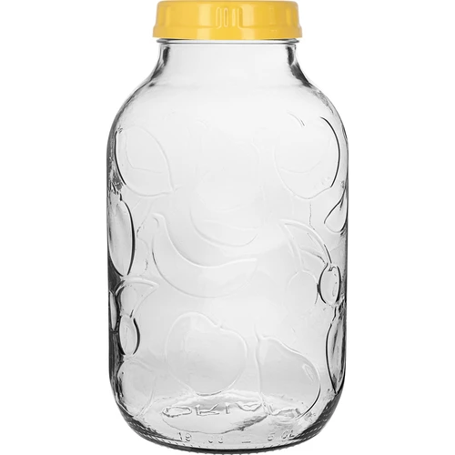 TO 5 l-es üveg és műanyag csavaros tető, fi 100, fogantyúval - 3