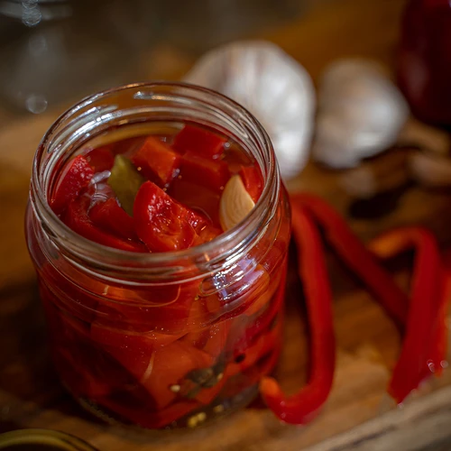 TO 500 ml-es befőttesüveg aranyszínű fi82/6 csavaros tetővel - 6 db - 7