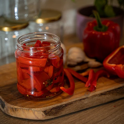 TO 500 ml-es befőttesüveg aranyszínű fi82/6 csavaros tetővel - 6 db - 8