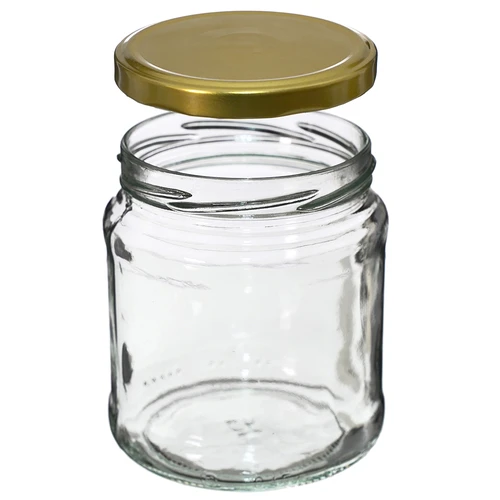 TO 500 ml-es befőttesüveg aranyszínű fi82/6 csavaros tetővel - 6 db - 2
