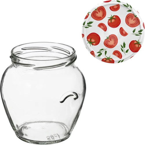 TO Amfora 580 ml befőttesüveg színes csavaros tetővel fi82/6-6 db - 11