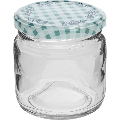 TO befőttes üveg 106 ml, színes csavaros tetővel, fi 53 - 6 db - 3