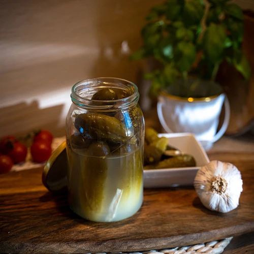 TO befőttesüveg 900 ml, arany színű, fi 82/6-os csavaros tetővel - 6 db - 9