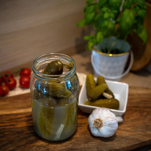 TO befőttesüveg 900 ml, arany színű, fi 82/6-os csavaros tetővel - 6 db - 12