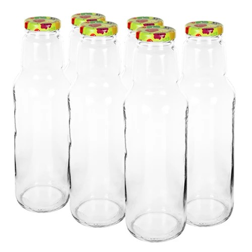 TO palack, 750 ml, léhez való kupakkal, fi43; 6 db
