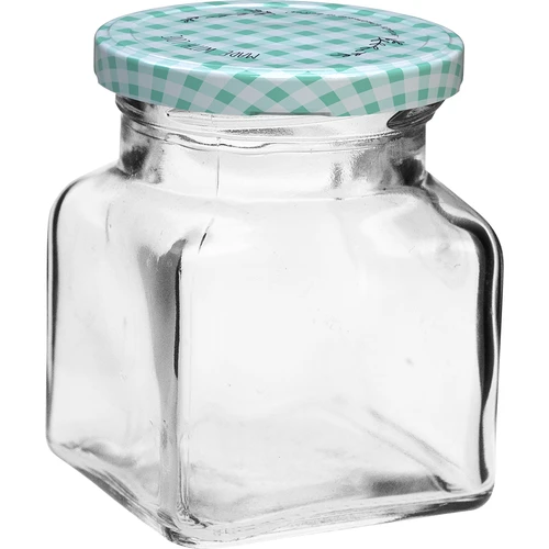 TO üveg 120 ml, Négy sarok, fi 53-as csavaros kupak - 6 db - 2