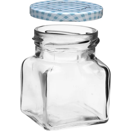 TO üveg 120 ml, Négy sarok, fi 53-as csavaros kupak - 6 db - 3