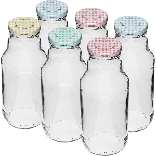 TO üvegpalack gyümölcsléhez 330 ml, fi 43-as kupakkal - 6 db.