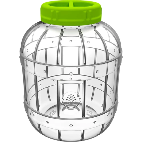 Törésálló, többfunkciós savanyító edény + csipesz, 5L - 2