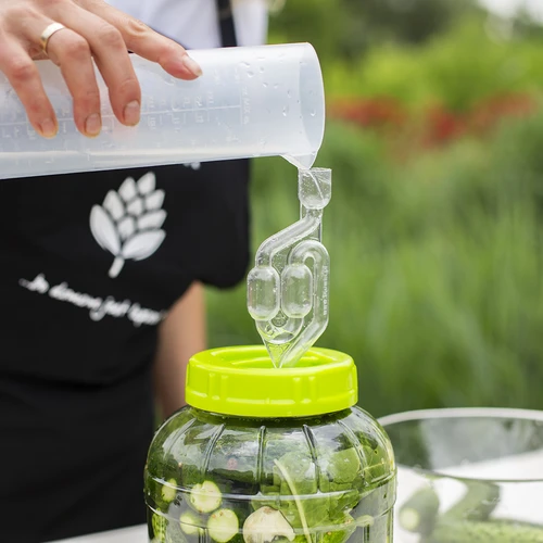 Törhetetlen, savanyításhoz való műanyag befőttesüveg, 3 l - 5