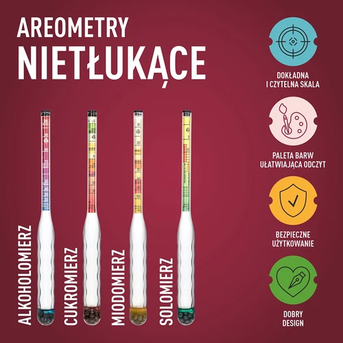 Törésálló sófokoló próbacsővel, mérési tartomány: 0-300 g só/l - 6