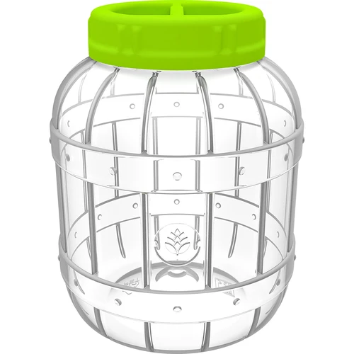 Törhetetlen, többfunkciós befőttes üveg, 3 l