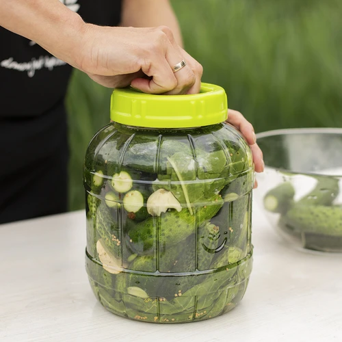 Törhetetlen, többfunkciós befőttes üveg, 3 l - 3