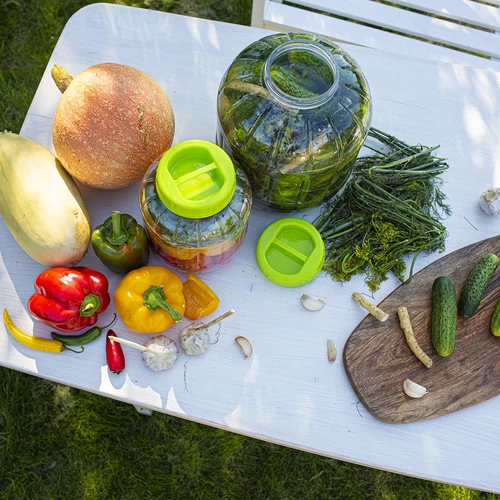 Törhetetlen, többfunkciós befőttesüveg, 5 L - 4