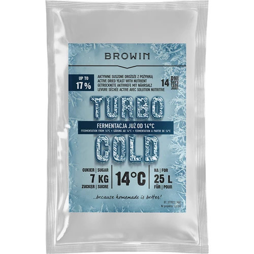 Turbo Cold élesztő 120 g