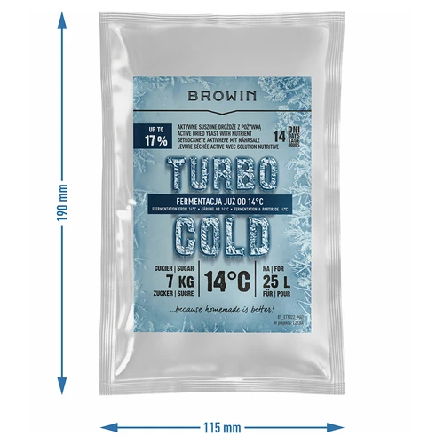 Turbo Cold élesztő 120 g - 7