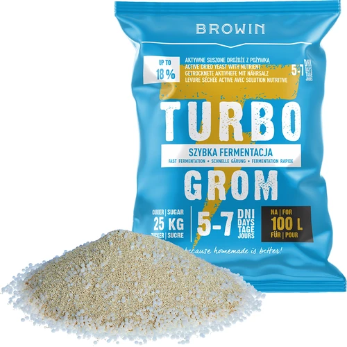 Turbo Grom párlatélesztő 5-7 nap 100L - 3