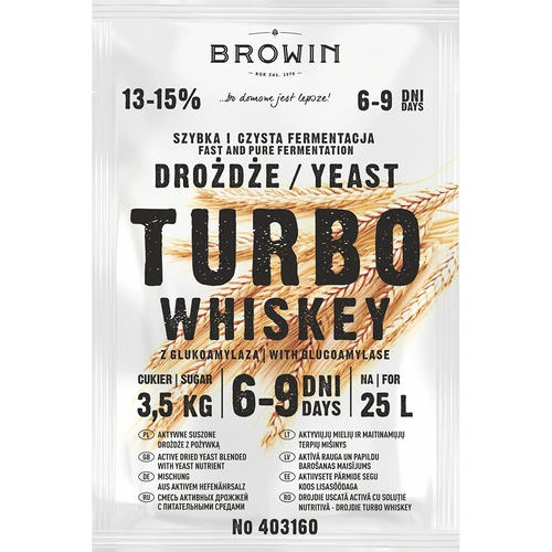 Turbó whiskyélesztő - 2