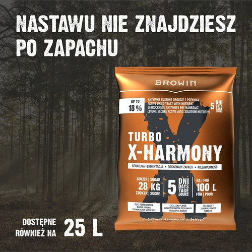 Turbo X-Harmony 18% élesztő, 100 L-hez, 360 g - 7