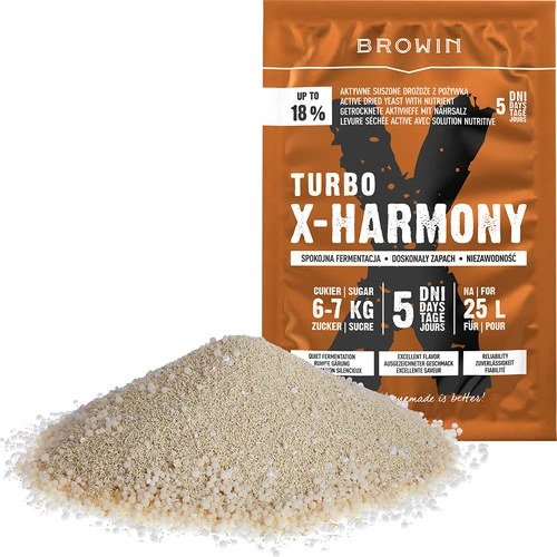 Turbo X-Harmony 18% élesztő, 25 L, 138 g - 3