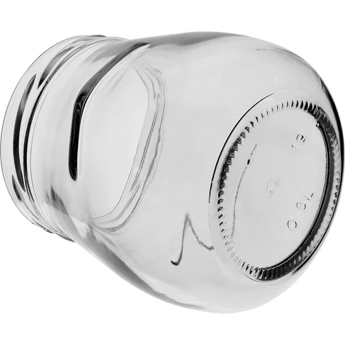 Twist-off 500 ml-es "Fordított Amfóra" befőttesüveg színes fi 82/6 csavaros tetővel, 6 db. - 8