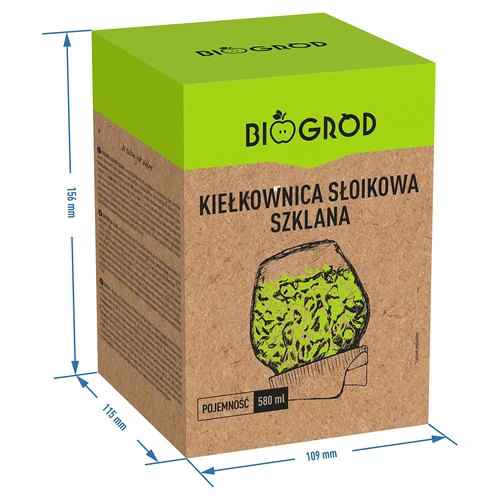Twist-off csíráztató üveg + 5 csomag csíráztatómag - 7