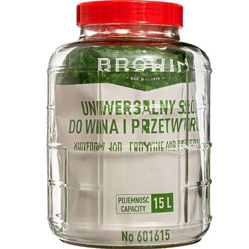 Univerzális 15 l-es üvegedény - 2