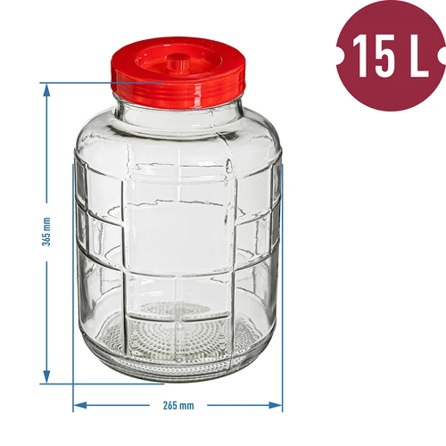 Univerzális 15 l-es üvegedény - 6