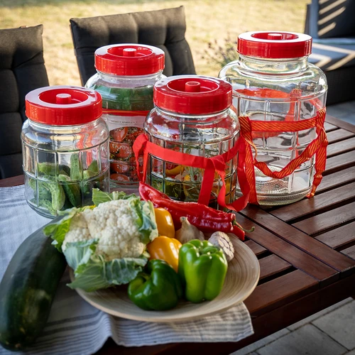 Univerzális befőttes üveg 5 l - 8